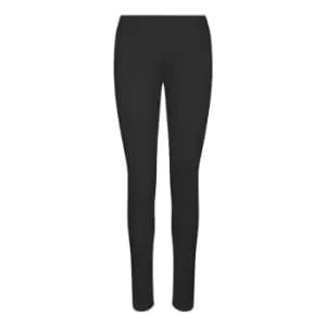 Image of AWDis Just Cool Womens Girlie Workout Leggings (L) (Jet Black)