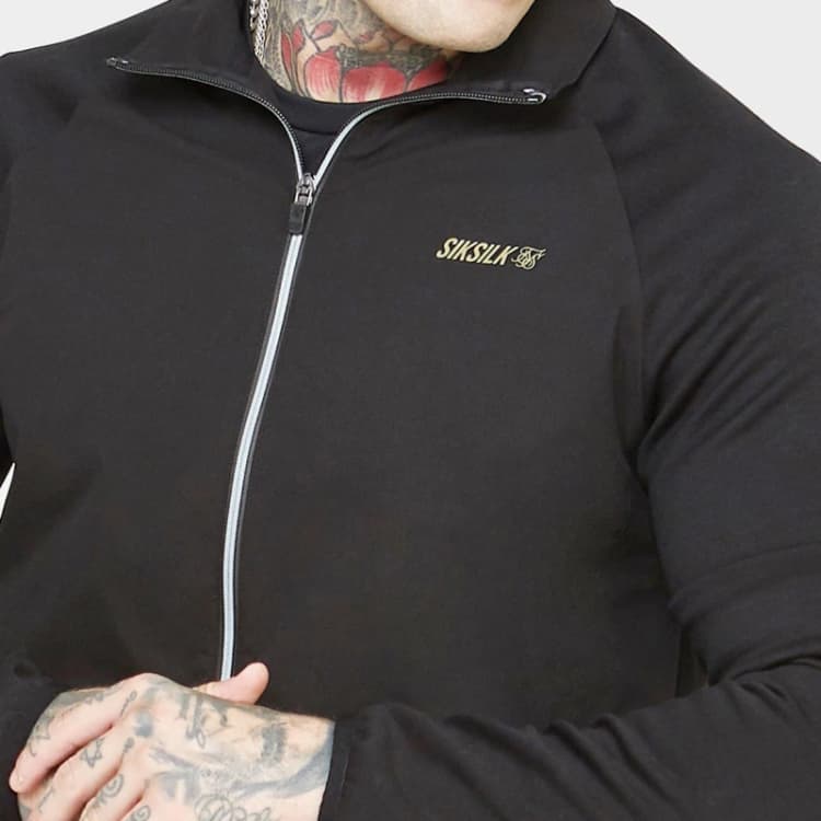 Image of SikSilk Zip Hoodie - Black XS