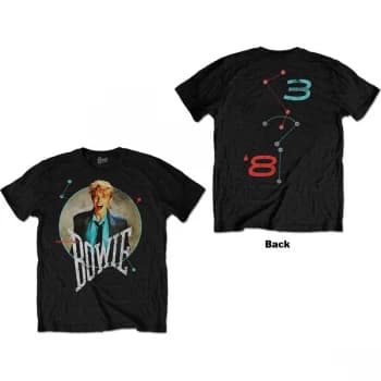 Image of David Bowie - Circle Scream Unisex Large T-Shirt - Black