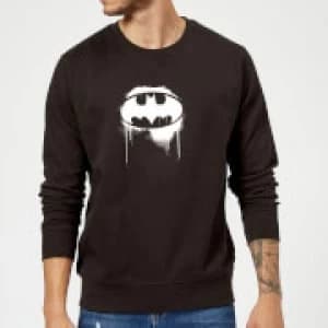 Image of Justice League Graffiti Batman Sweatshirt Black