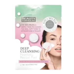 Image of Beauty Formulas Deep Cleansing Foaming Pocket Pad