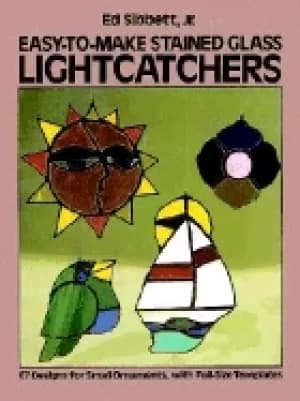 Image of easy to make stained glass lightcatchers 67 designs for small ornaments wit