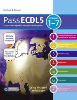 Image of Pass Ecdl 5 european Computer Driving Licence Version 5 Modules 1-7 by Alex Sharpe Paperback