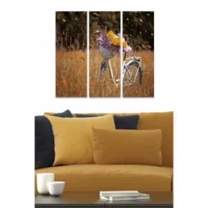 Image of MDF3522238 Multicolor Decorative MDF Painting (3 Pieces)