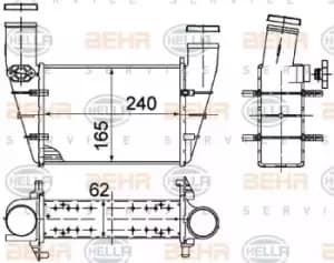 Image of Air Conditioning Heat Exchanger 8ML376727-581 by BEHR