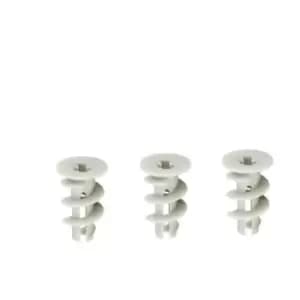 Image of Plasterboard Nylon Plastic Self Drill Screw Driva Non Conductive Fixings 8 x 23mm - Pack of 10