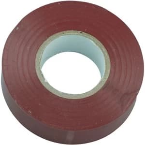 Image of Wickes Electrical Insulation Tape 20m Brown Pack of 10