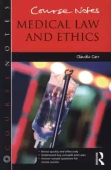 Image of Course Notes: Medical Law and Ethics