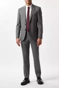 Image of Skinny Fit Light Grey Essential Suit Jacket
