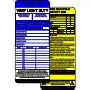 Image of Tower Scaffold Safety Tag Insert