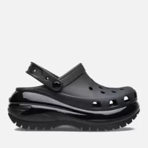 Image of Crocs Womens Classic Mega Crush Clogs - Black - M3/W4