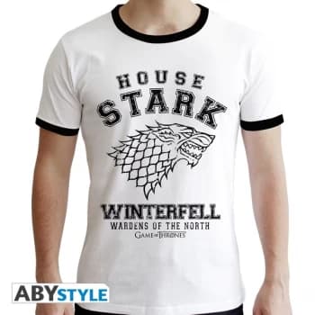 Image of Game Of Thrones - House Stark Men' Small T-Shirt - White