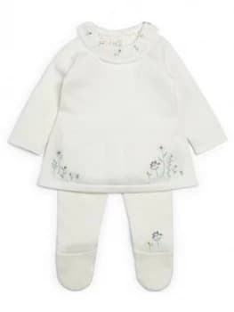 Image of Mamas & Papas Frill Collar Set 2 Piece Baby Girls