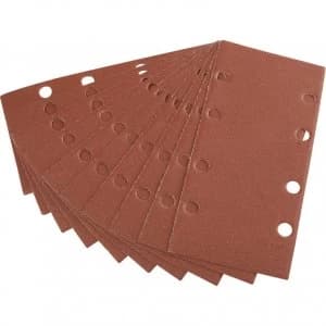Image of Draper Punched Hook and Loop Sanding Sheets 90mm x 187mm 120g Pack of 10