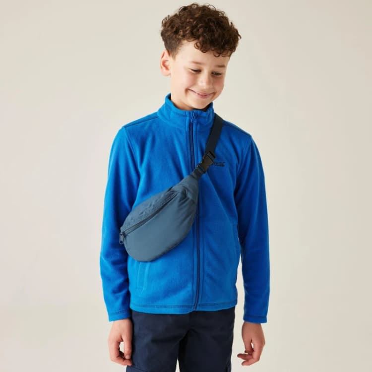 Image of Regatta Boys & Girls King Lightweight Fleece II Full Zip Fleece Jacket 9-10 Years - Chest 69-73cm (Height 135-140cm) Oxford Blue/Navy RKA147-0L8-9