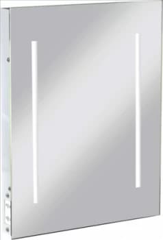 Image of KnightsBridge LED Illuminated Bathroom Wall Mirror IP44 and Shaver Socket