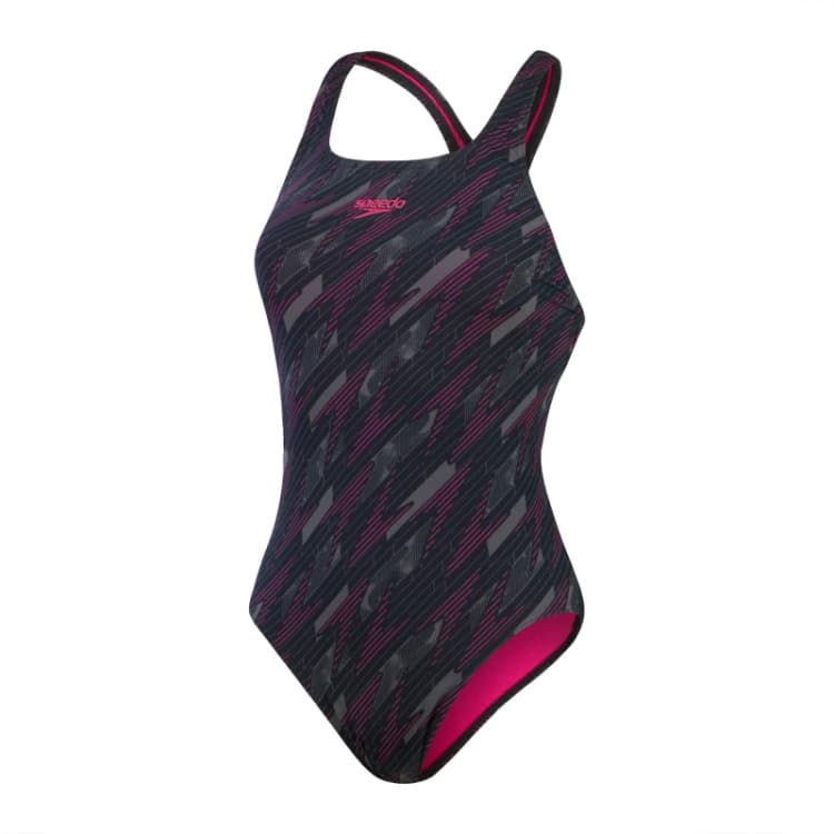 Image of Speedo HyperBoom Medalist Swimsuit One Piece Swimsuits 8 (XS) Black 31564103310