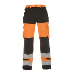 Image of Hydrowear HERTFORD HI VIS TROUSER TWO TONE Orange/BLACK 28