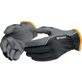 Image of 9100 Tegera Palm-side Coated Black/Grey Gloves - Size 9 - Ejendals