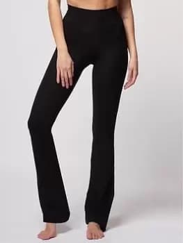 Image of TLC Sport Performance Medium Compression Slim Fit Bootleg Legging - Black, Size XL, Inside Leg 34, Women