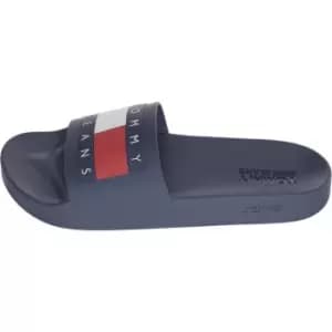 Image of Tommy Jeans Flag Sliders - Blue