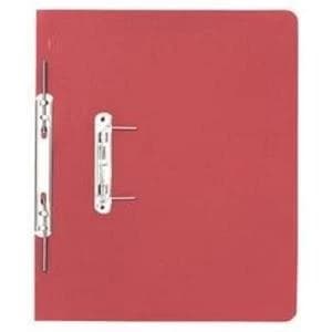 Image of Guildhall Foolscap Spring Transfer File with Back Pocket Red Pack of
