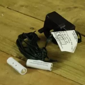 Image of 2 x AA Money Saving Battery Replacement Plug In Adapter