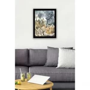 Image of SC0327 Multicolor Decorative Framed MDF Painting