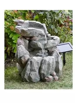 Image of Smart Solar Rock Fall Water Feature
