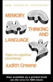 Image of Memory Thinking and Language by Professor Judith Greene Book