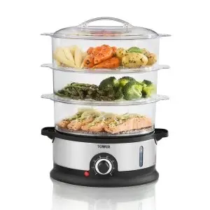 Image of Tower Large 9L 3-Tier Steamer