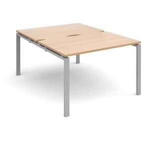 Image of Adapt II Starter Units Back to Back 1200mm x 1600mm - Silver Frame be