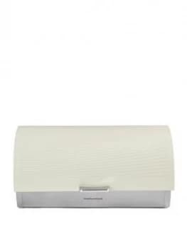Image of Morphy Richards Dune Roll Top Bread Bin- Ivory Cream