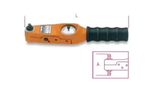 Image of Beta Tools 590 Direct Read Torque Wrench (RH/LH) 1/4" Dr 0.3-4Nm 005900001