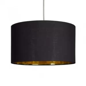 Image of Reni Large Black and Gold Pendant Shade
