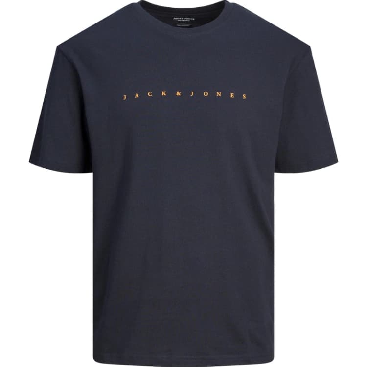Image of Jack and Jones Jack+ Star T-Shirt Mens Plus Size Dark Navy male 2XL