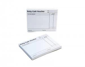 Image of Qconnect Petty Cash Voucher Pad Petp100 - 10 Pack