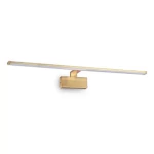 Image of Alma Integrated LED Picture Wall Lamp 1 Light Brass Satin 3000K