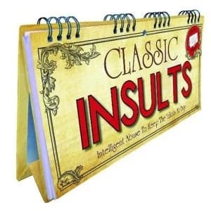 Image of Classic Insults Flip Book Spiral bound 2015