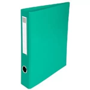 Image of Exacompta Ringbinders PVC 4D Ring 40mm, S60mm, A4+, Green, Pack of 15