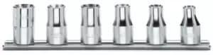 Image of Beta Tools 920FTX/SB 6pc 1/2" Square Drive Torx Socket Rail Set 009200390