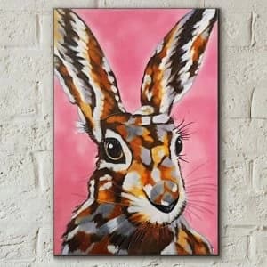 Image of Tile 8x12 Another Mad Hare Day By Sam Fenner Wall Art
