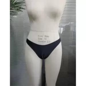 Image of Missguided Super High Leg Bikini Bottom - Black