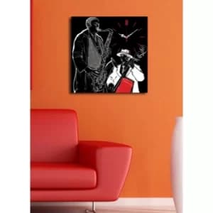 Image of 4545CS-43 Multicolor Decorative Canvas Wall Clock