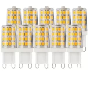 Image of 3.5 Watts G9 LED Bulb Clear Capsule Cool White Non-Dimmable, Pack of 10