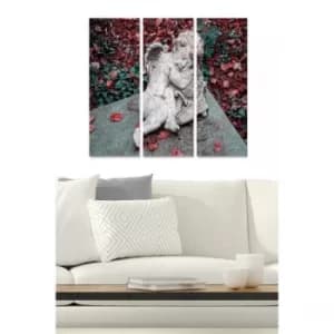 Image of MDF2886302 Multicolor Decorative MDF Painting (3 Pieces)