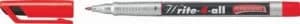 Image of Stabilo Write 4 All Marker Fine Red PK10