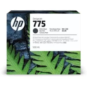 Image of HP 775 500-ml Matte Black Ink Cartridge