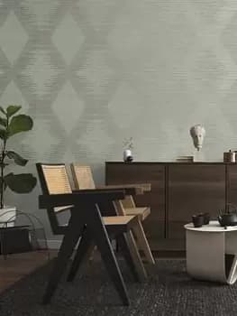 Image of Superfresco Easy Serenity Geo Sage Wallpaper