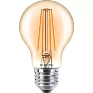 Image of Philips 7.5W LED ES E27 GLS Amber Warm White Dimmable - 70956600